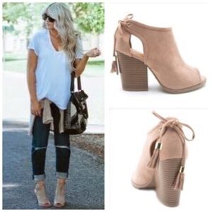 Stylish Tan Ankle Booties